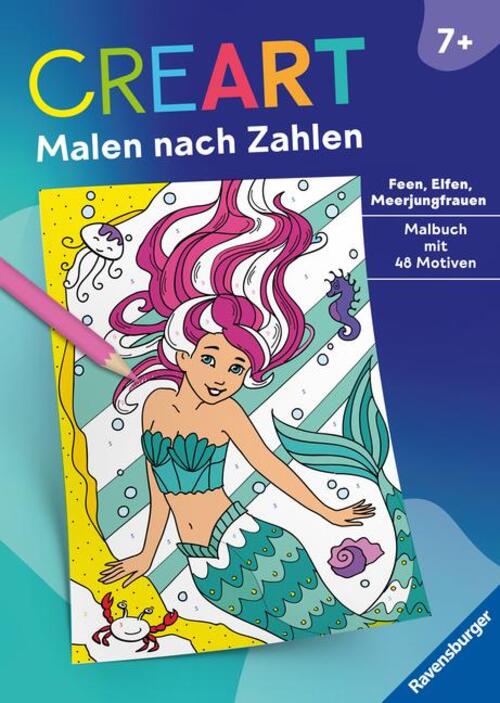 Ravensburger Creart Malen Nach Zahlen Ab 7: Feen, Elfen,